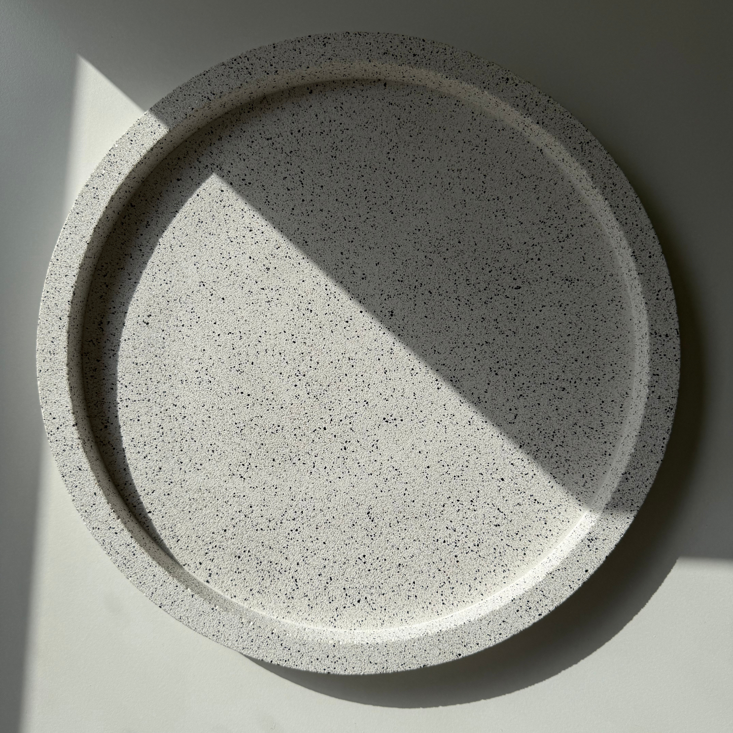 Large Round Tray - Stone