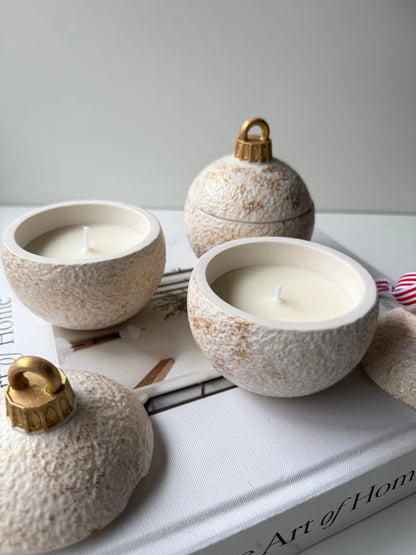 Mini Christmas Bauble Candle