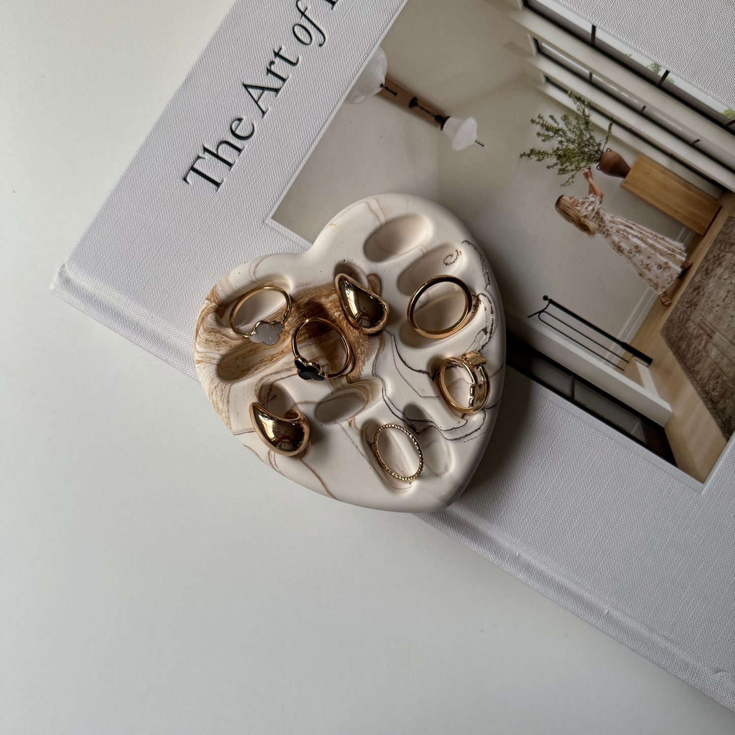 Heart Ring Holder Dish