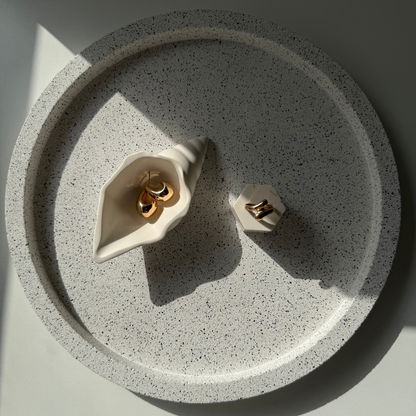 Large Round Tray - Stone