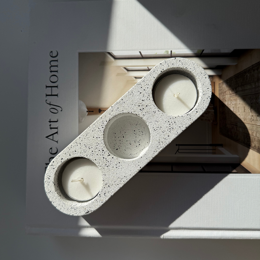 Tea light Candle Holder- Stone
